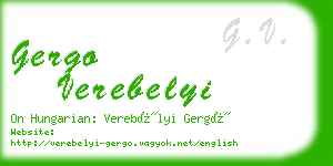 gergo verebelyi business card